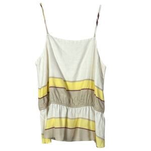 NEW Waverly Grey Striped Sleeveless Felicity Tank Top Size XS MSRP $148